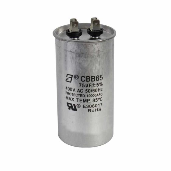 007-001-D-101 - Capacitor de trabajo 75MF Â±5%, 400V, para la caja de control AQUA PAK de 5 HP modelo CCQA 5230