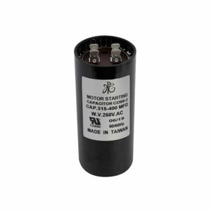 007-001-D-110 - Capacitor de arranque 400MF, 250V, para la caja de control AQUA PAK de 5 HP modelo CCQA 5230